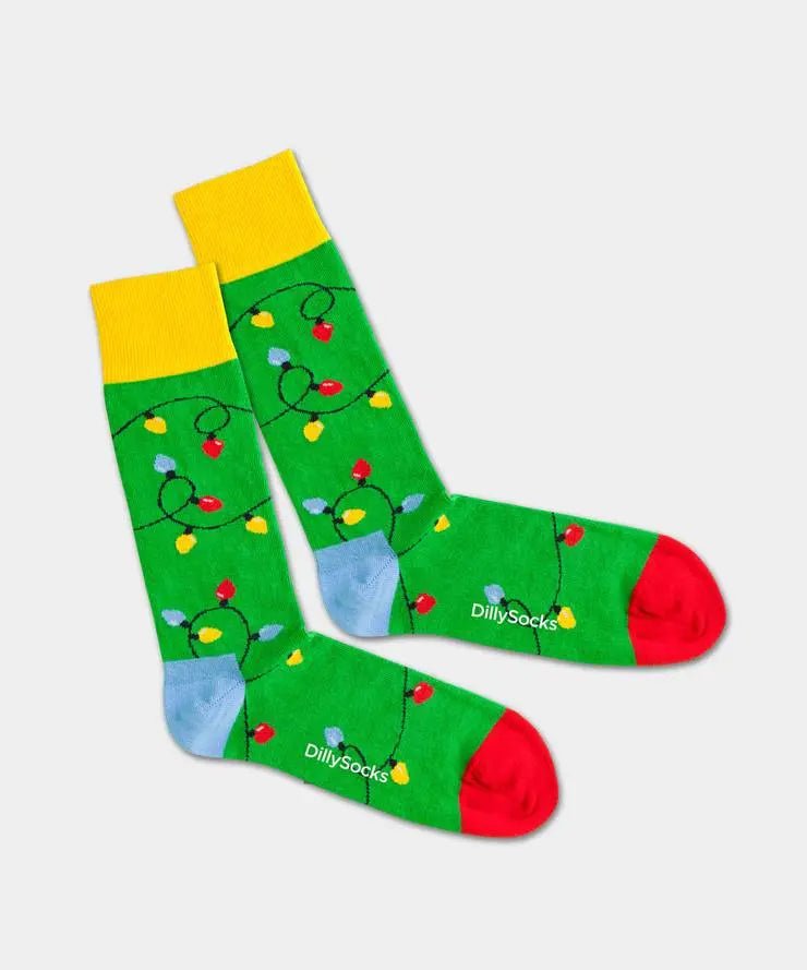 Socken Holiday Lights von DillySocks
