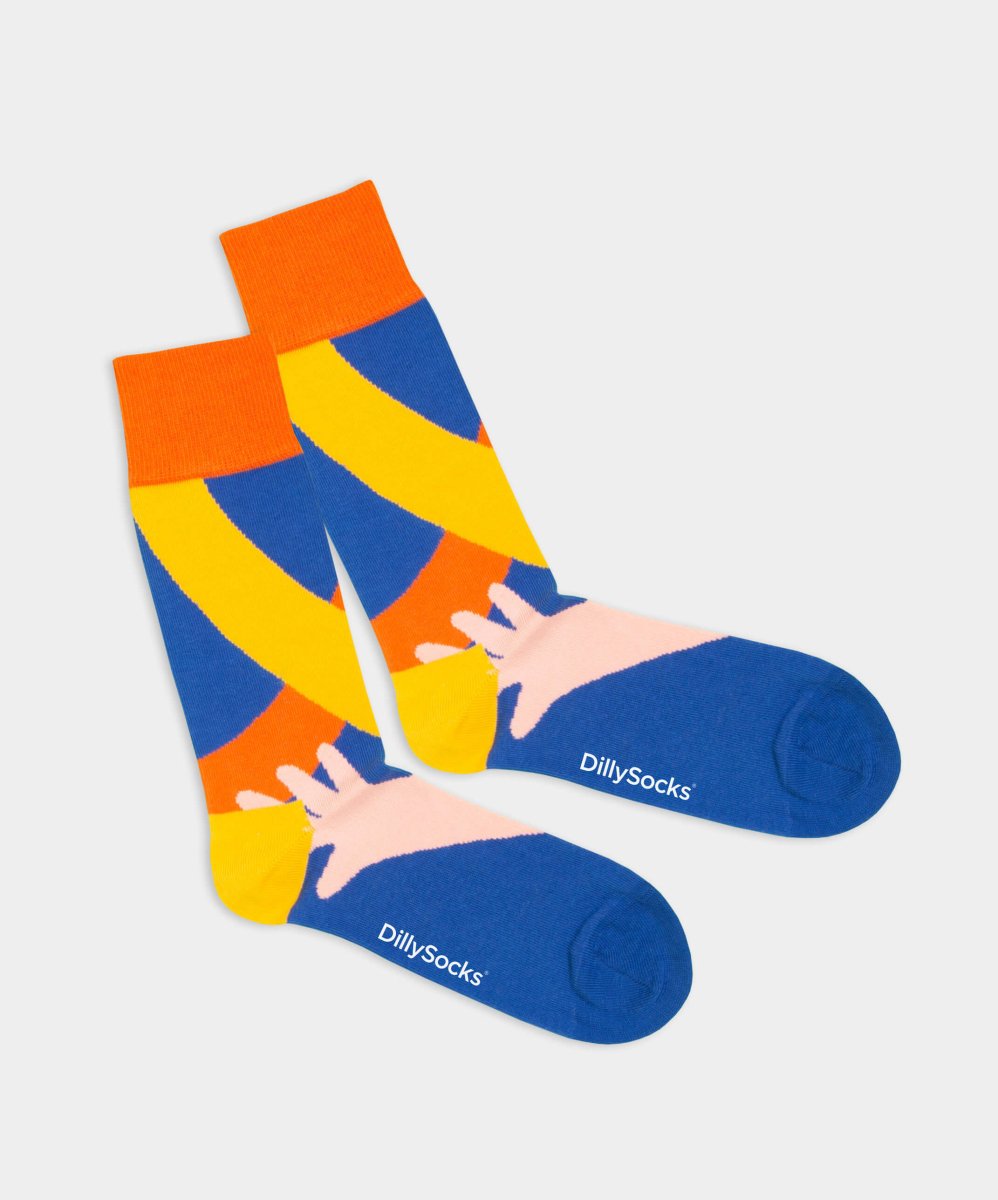 Socken Hugging Hands von DillySocks