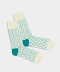 Lime Lining Sockenmuster mit limettengrünem Design