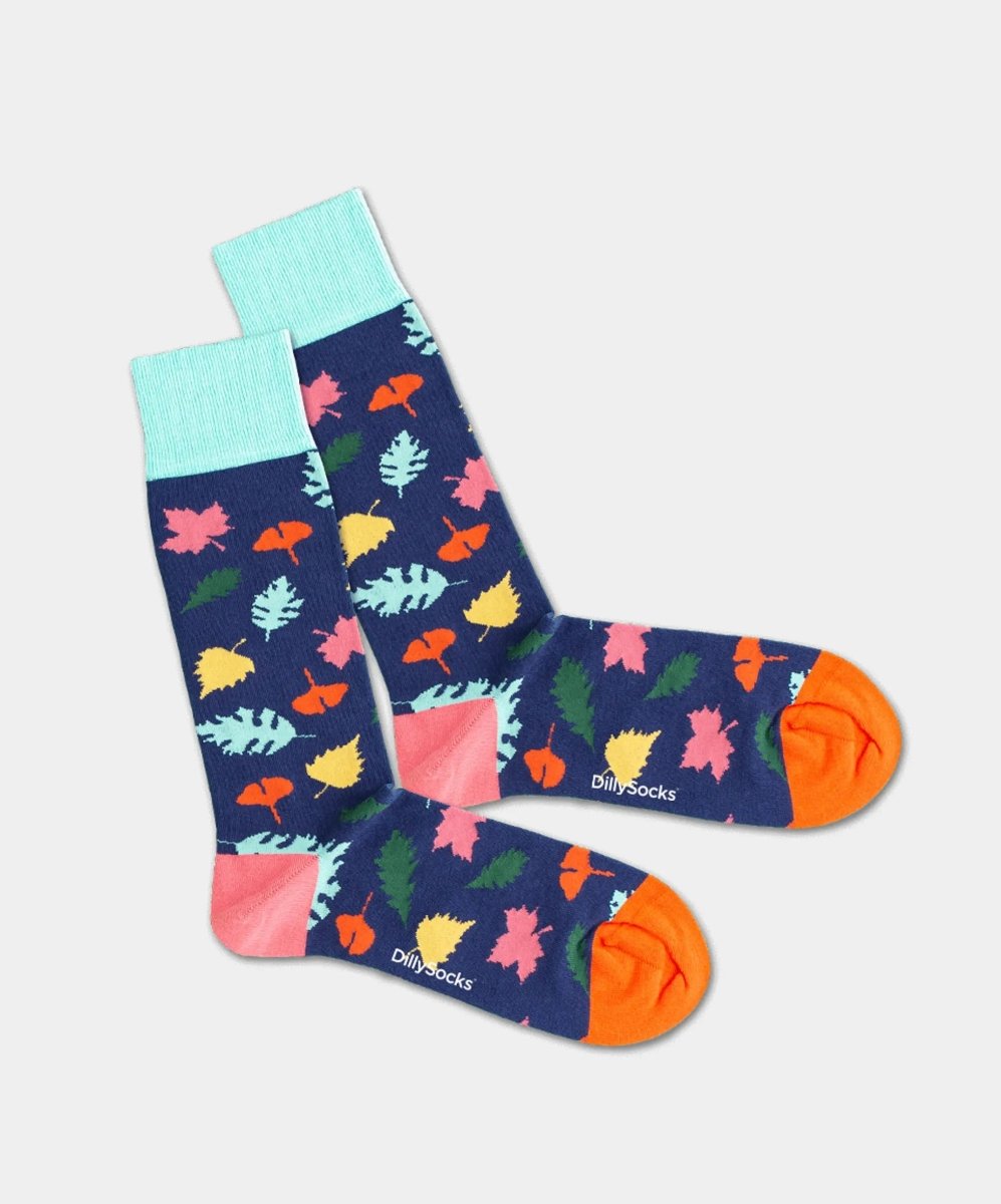 Socken Midnight Leaves von DillySocks
