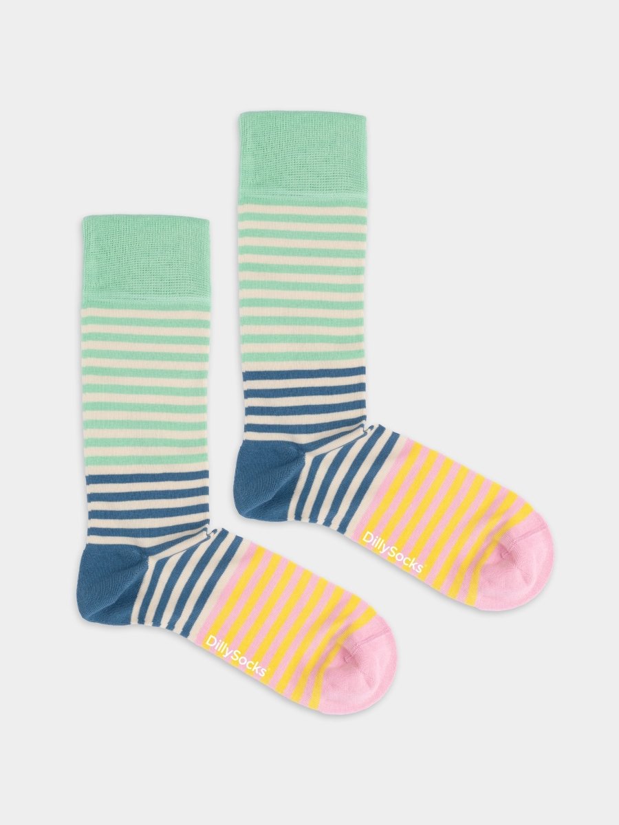 Socken Minty Stripes von DillySocks