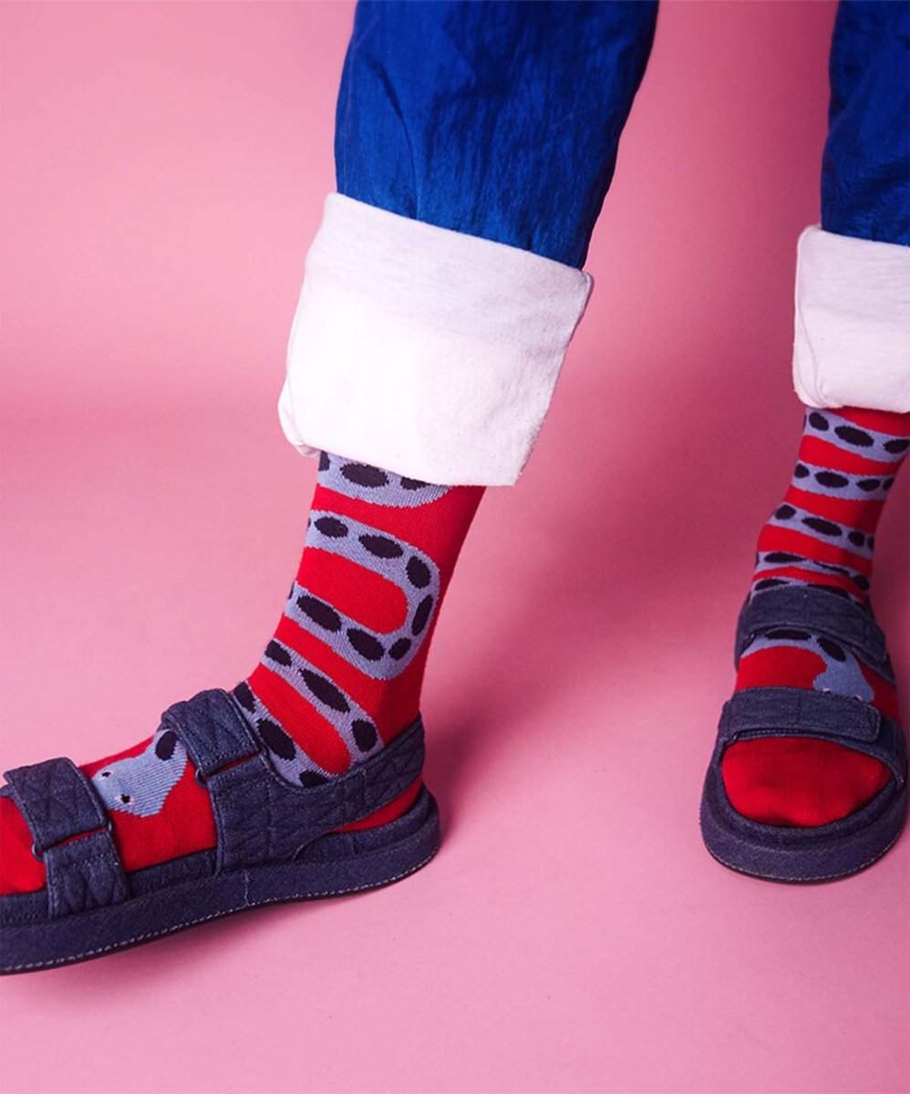Socken Rattle Snake von DillySocks
