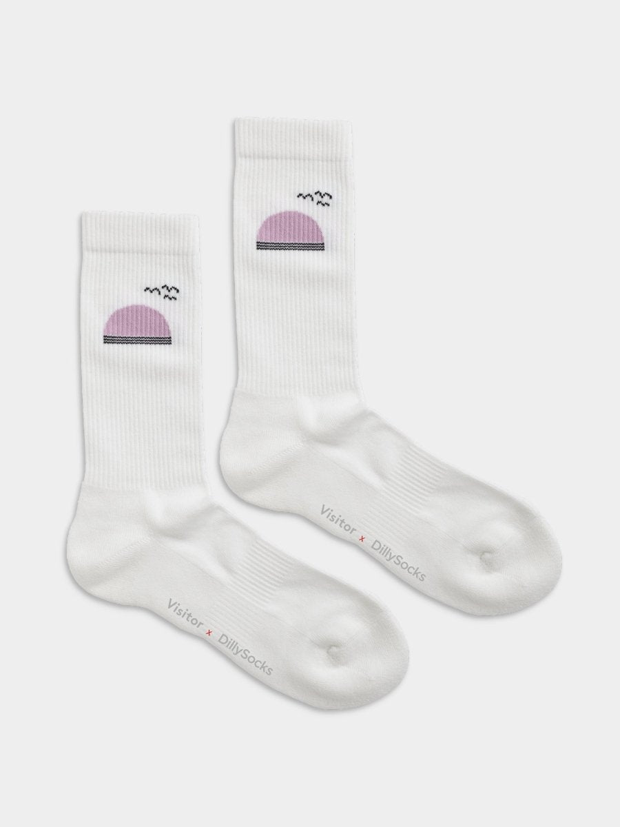 Socken Soleil violet von DillySocks
