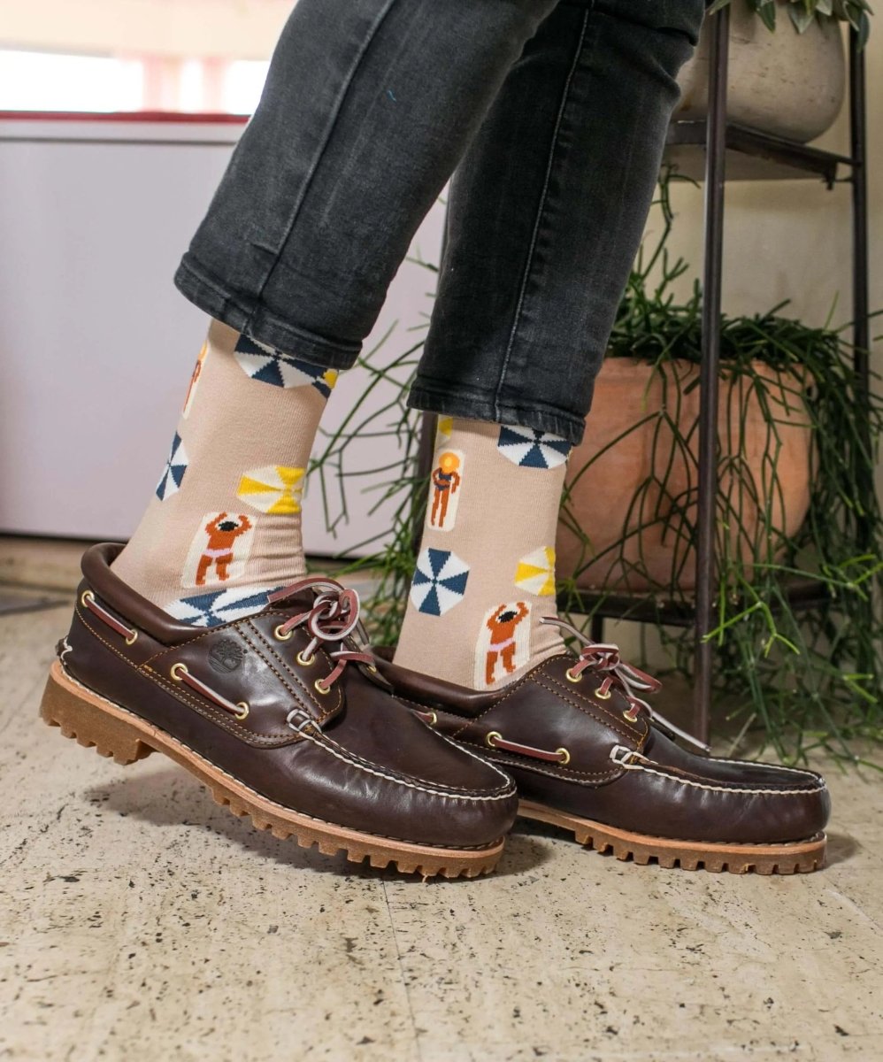 Socken Tanline von DillySocks