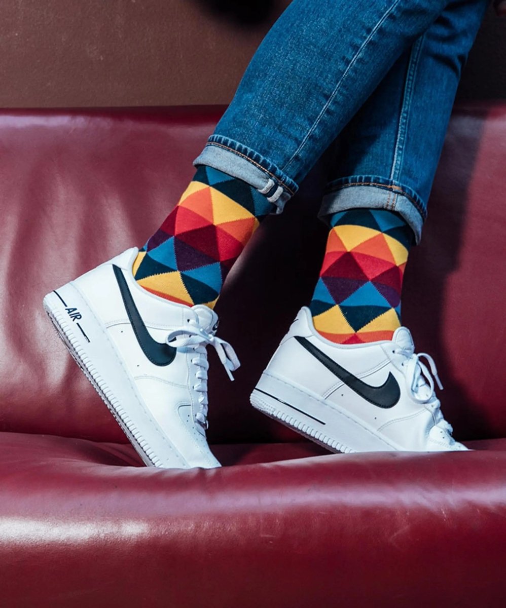 Socken Triangle Party von DillySocks