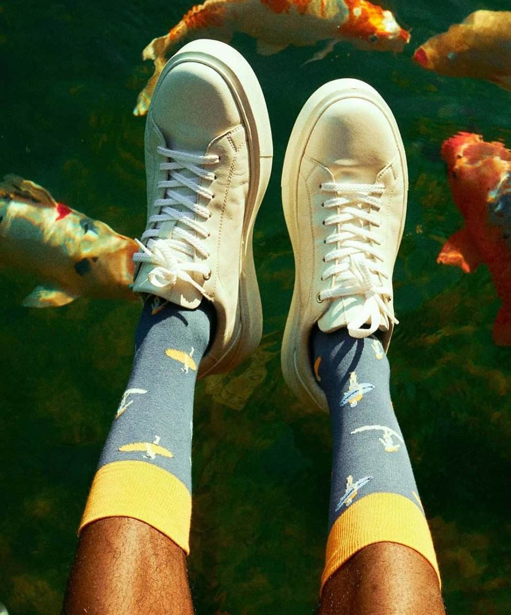 Wave Rider Socken mit extra Grip für sicheres Surfen auf dem Surfbrett