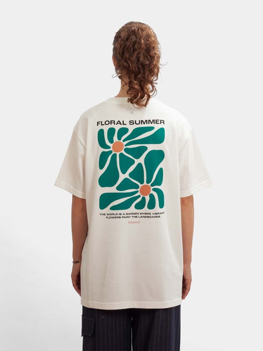 T-Shirts Floral Summer von DillySocks